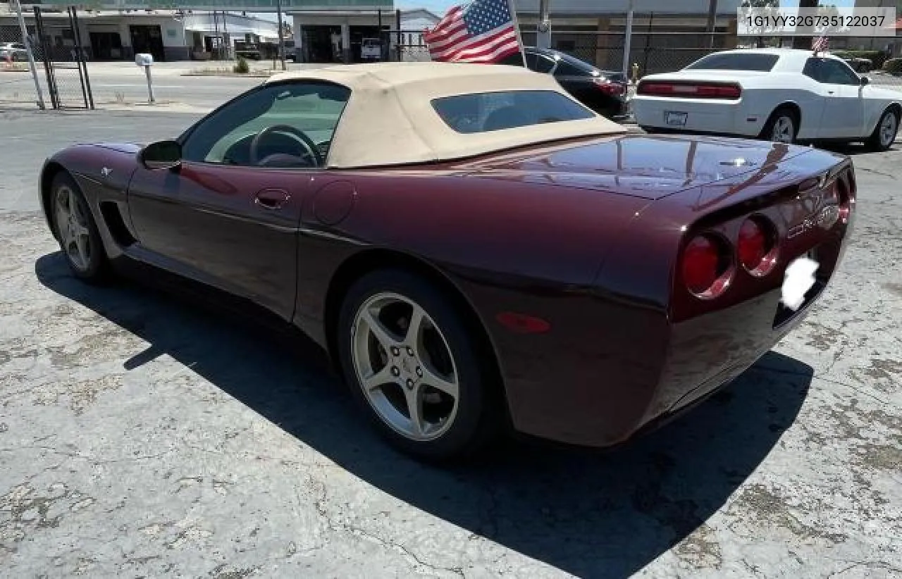 1G1YY32G735122037 2003 Chevrolet Corvette