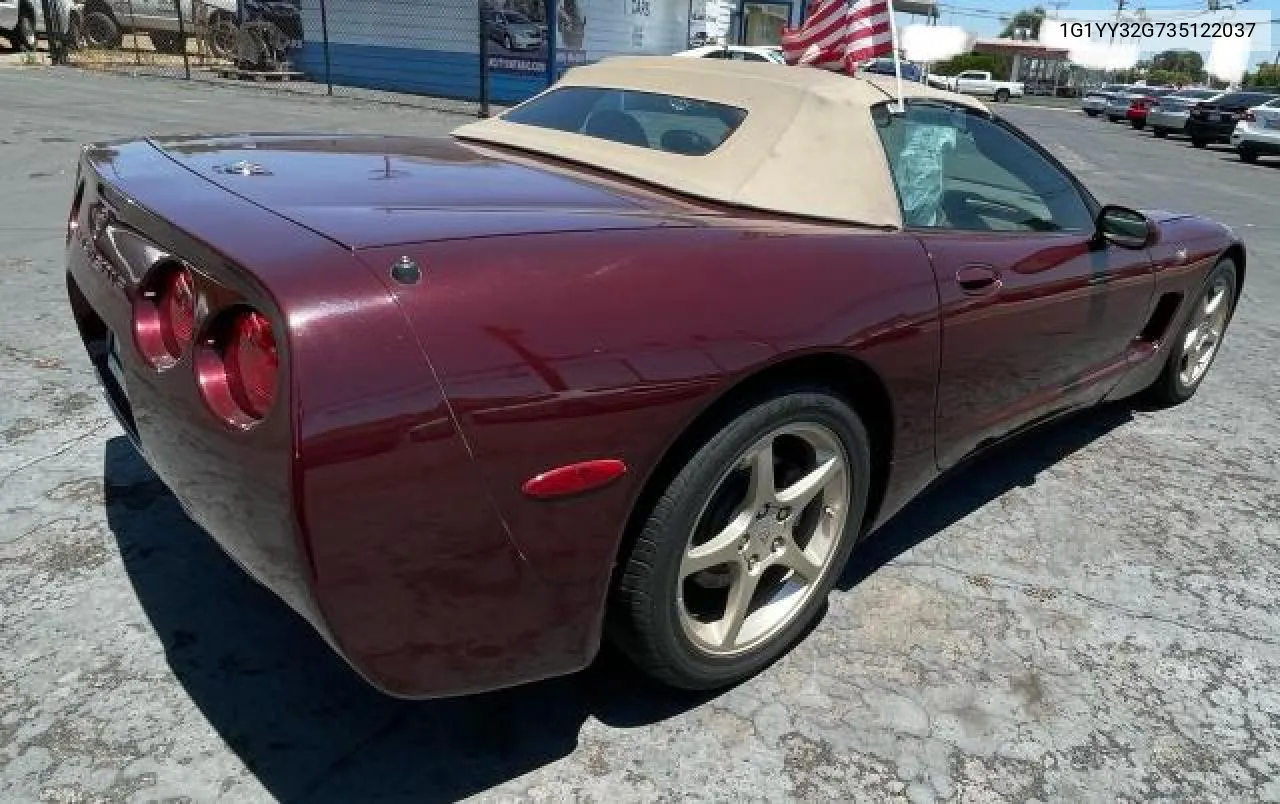 1G1YY32G735122037 2003 Chevrolet Corvette