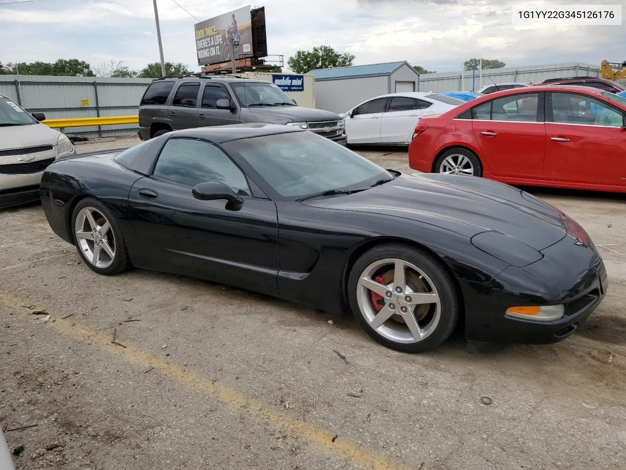 2004 Chevrolet Corvette VIN: 1G1YY22G345126176 Lot: 58344684