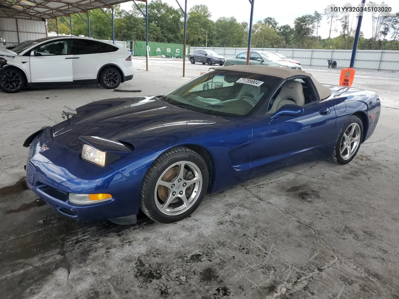 2004 Chevrolet Corvette VIN: 1G1YY32G345103020 Lot: 71789804