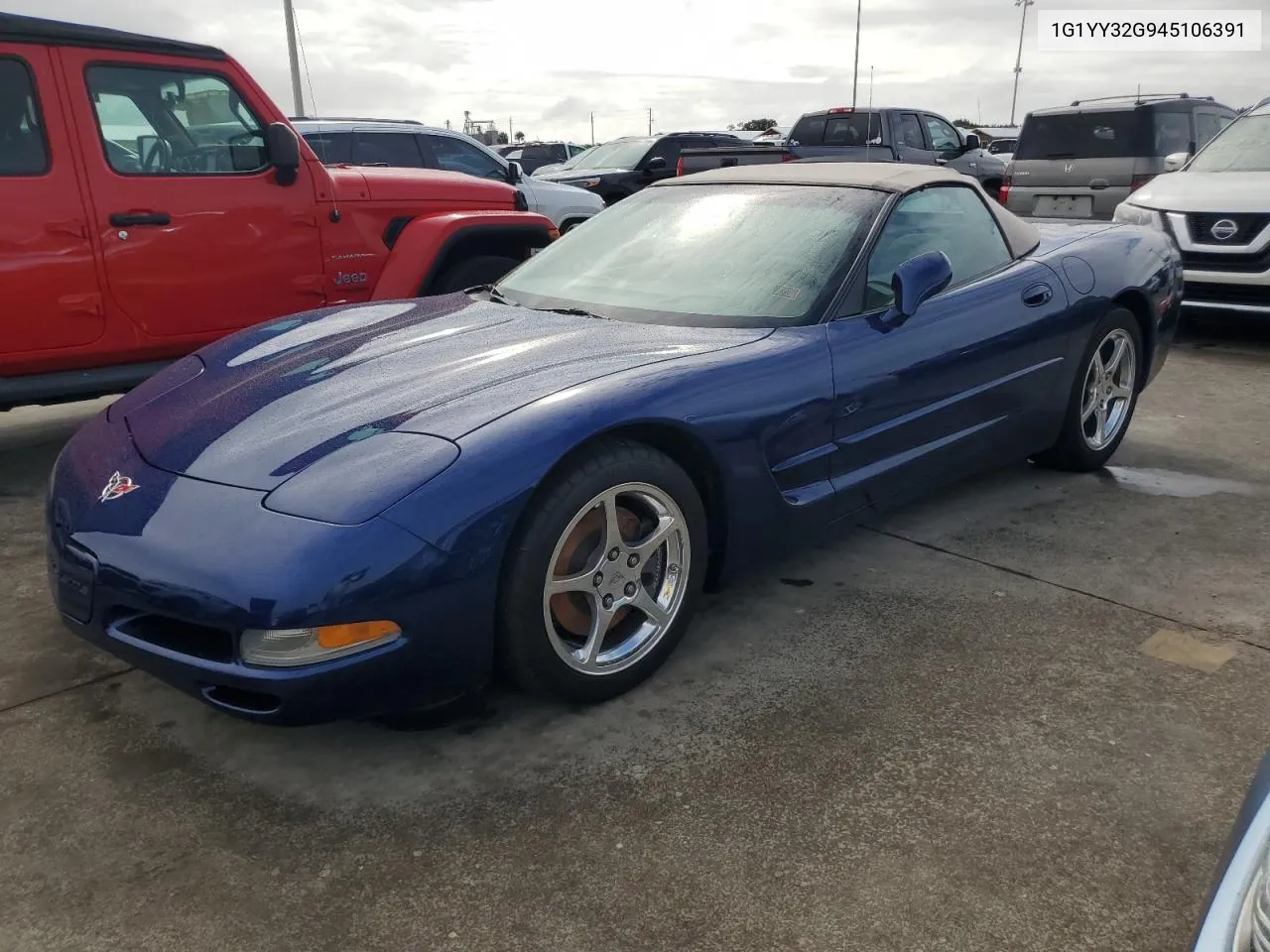 2004 Chevrolet Corvette VIN: 1G1YY32G945106391 Lot: 74343504