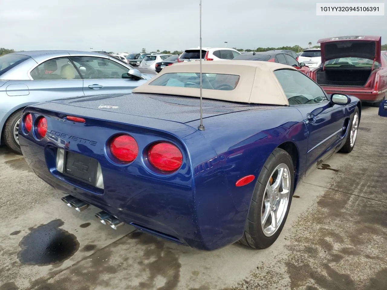 2004 Chevrolet Corvette VIN: 1G1YY32G945106391 Lot: 74343504