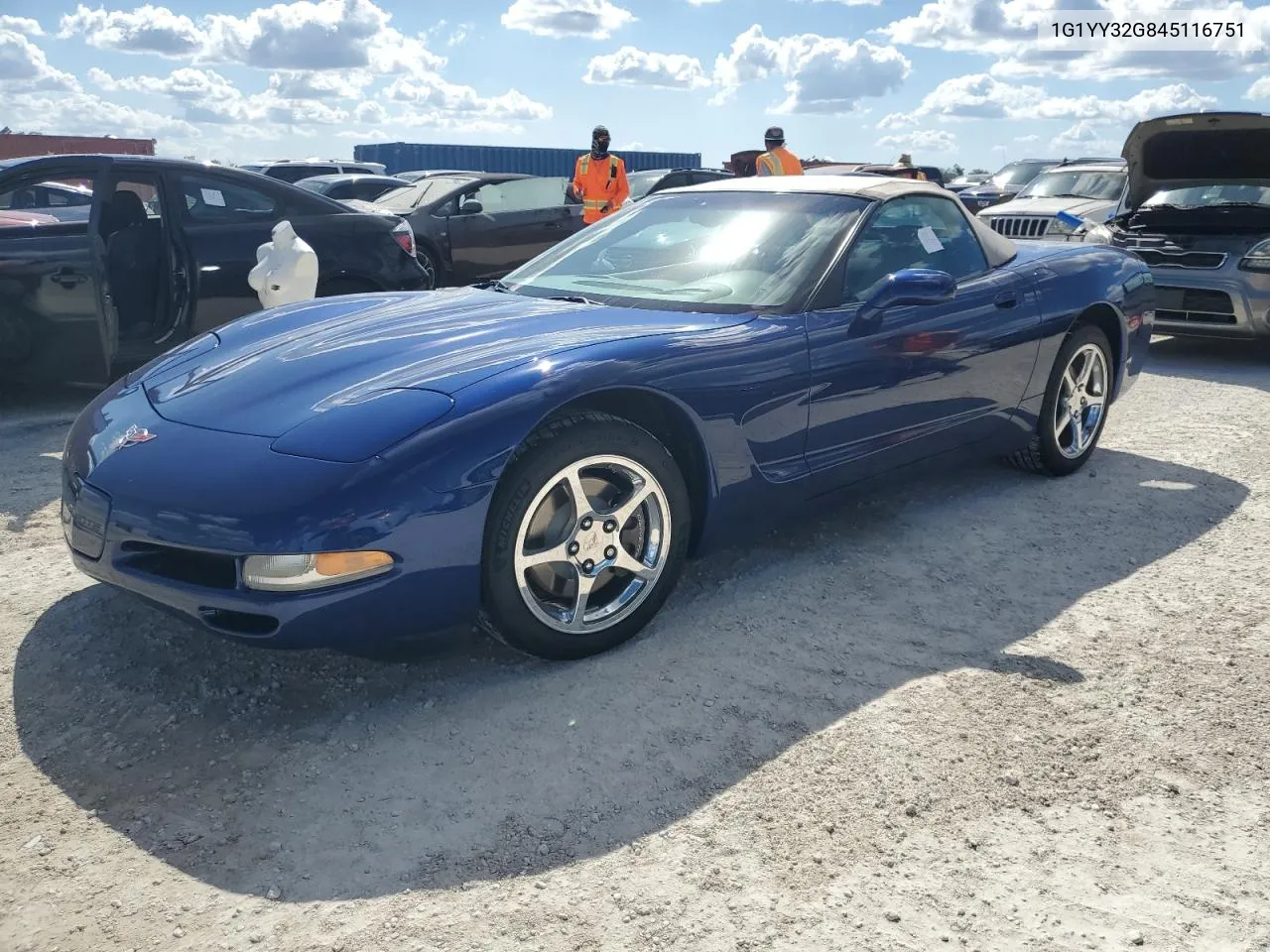 2004 Chevrolet Corvette VIN: 1G1YY32G845116751 Lot: 78047614