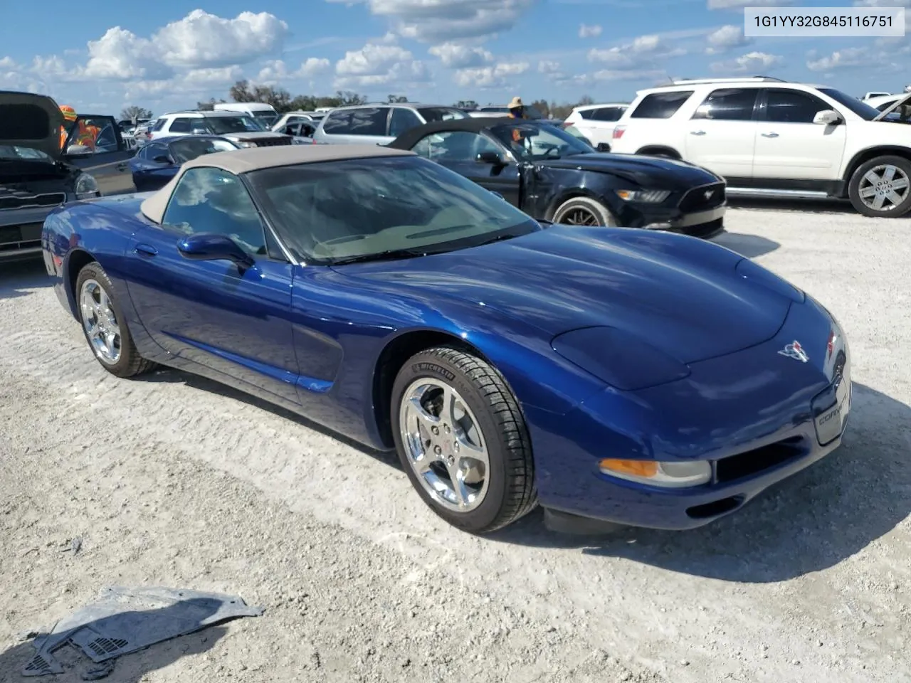 2004 Chevrolet Corvette VIN: 1G1YY32G845116751 Lot: 78047614