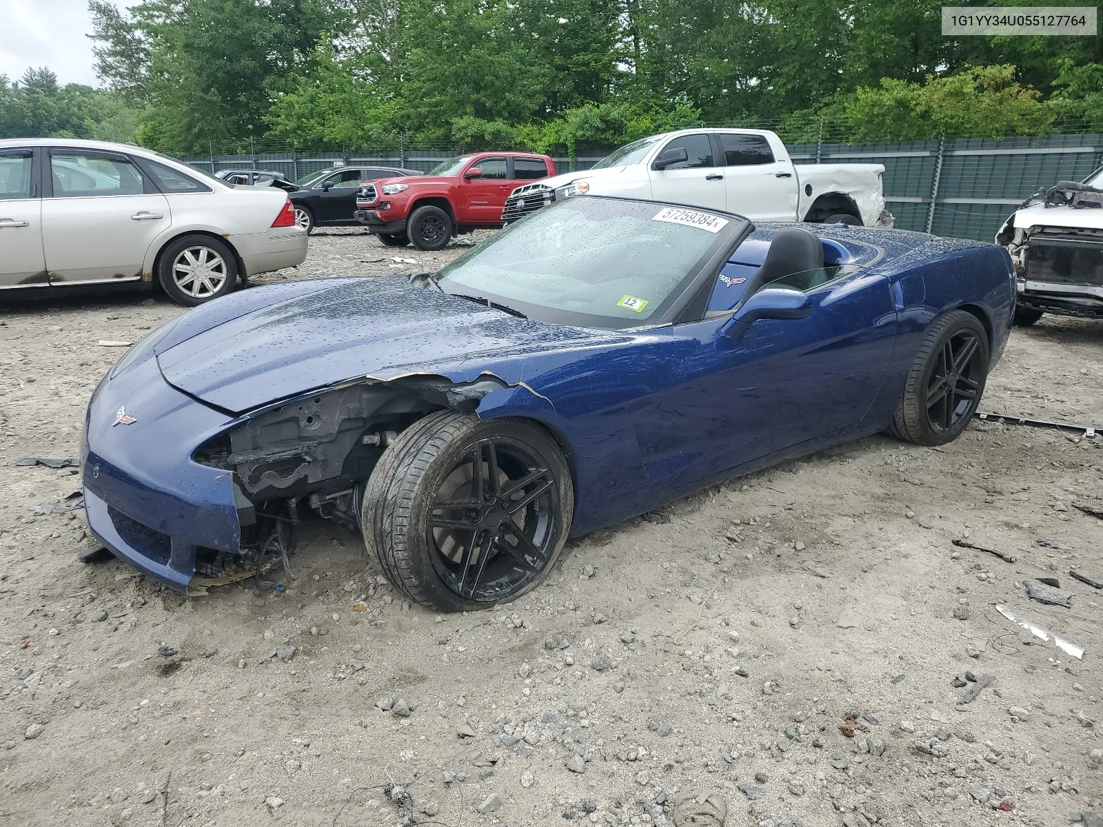 2005 Chevrolet Corvette VIN: 1G1YY34U055127764 Lot: 57259384