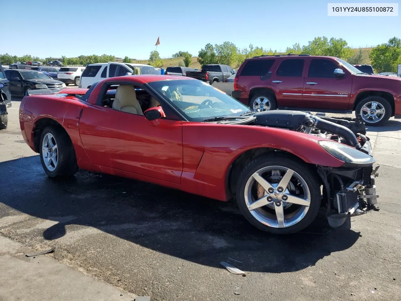 2005 Chevrolet Corvette VIN: 1G1YY24U855100872 Lot: 71123684