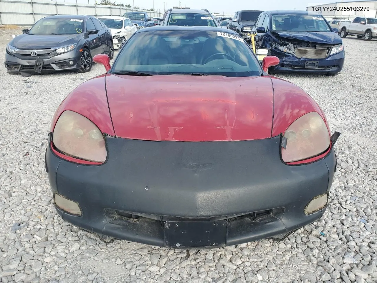 2005 Chevrolet Corvette VIN: 1G1YY24U255103279 Lot: 72160324