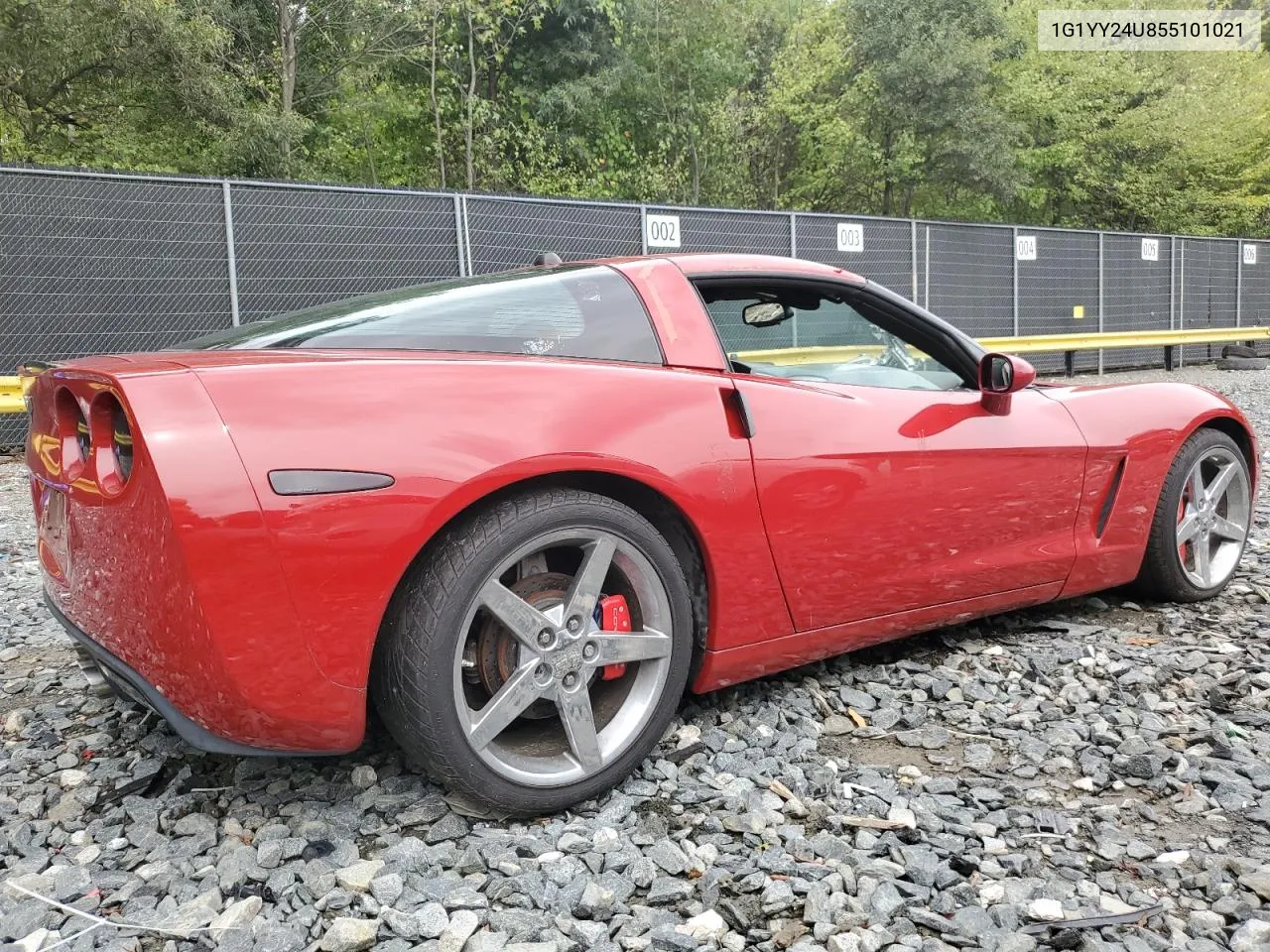 2005 Chevrolet Corvette VIN: 1G1YY24U855101021 Lot: 73097194