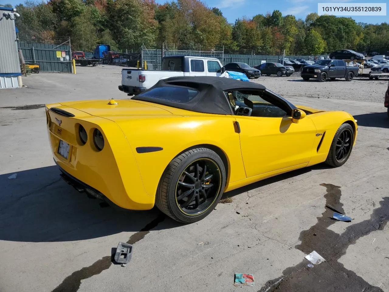 2005 Chevrolet Corvette VIN: 1G1YY34U355120839 Lot: 73440184