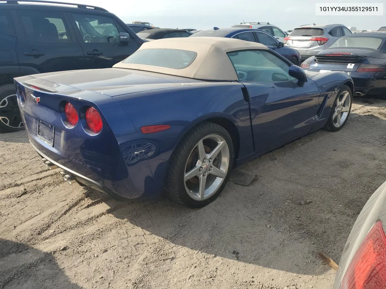 2005 Chevrolet Corvette VIN: 1G1YY34U355129511 Lot: 74875954