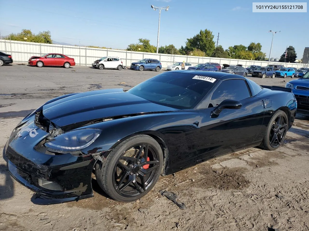 2005 Chevrolet Corvette VIN: 1G1YY24U155121708 Lot: 75888114