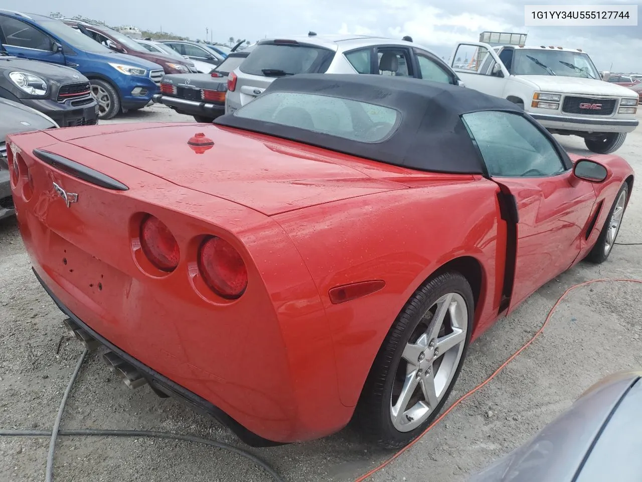 2005 Chevrolet Corvette VIN: 1G1YY34U555127744 Lot: 76802594