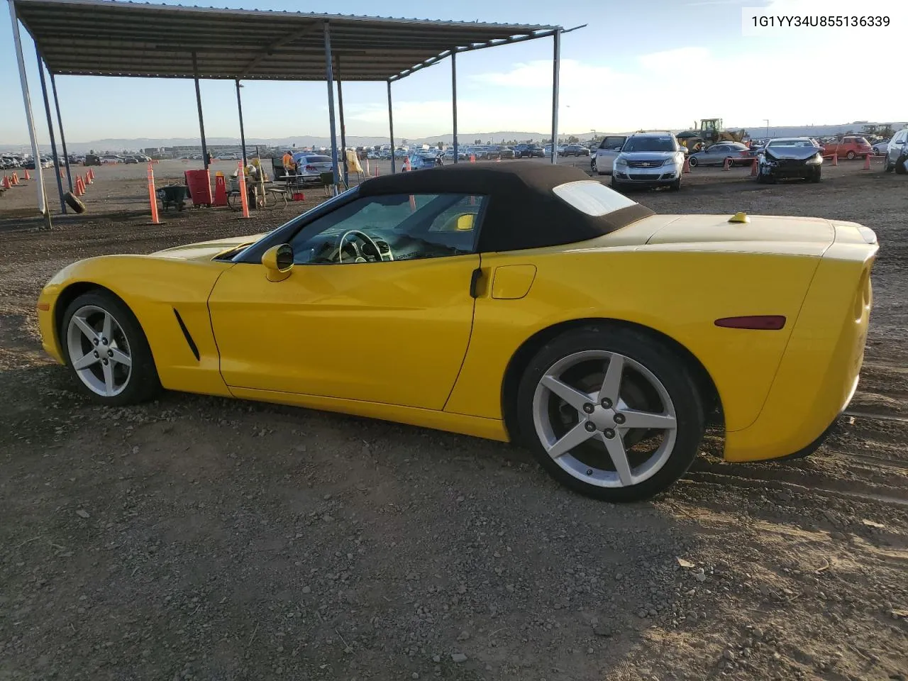 2005 Chevrolet Corvette VIN: 1G1YY34U855136339 Lot: 77158384