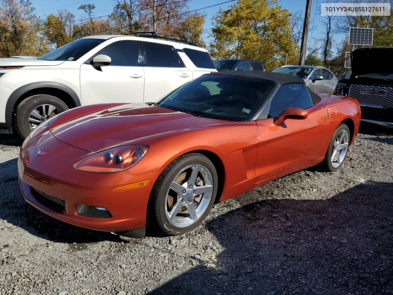 2005 Chevrolet Corvette VIN: 1G1YY34U855127611 Lot: 77317154