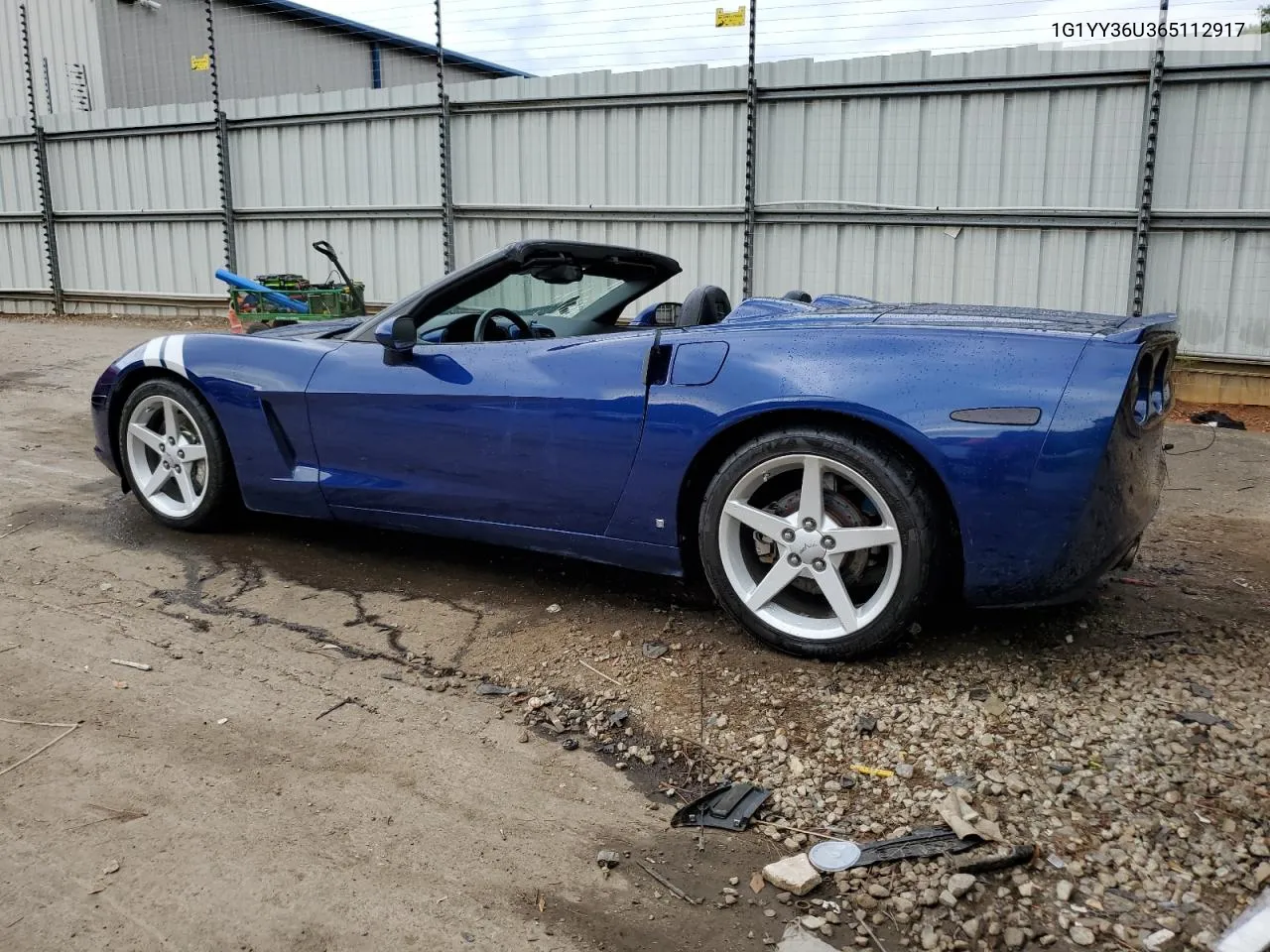 1G1YY36U365112917 2006 Chevrolet Corvette