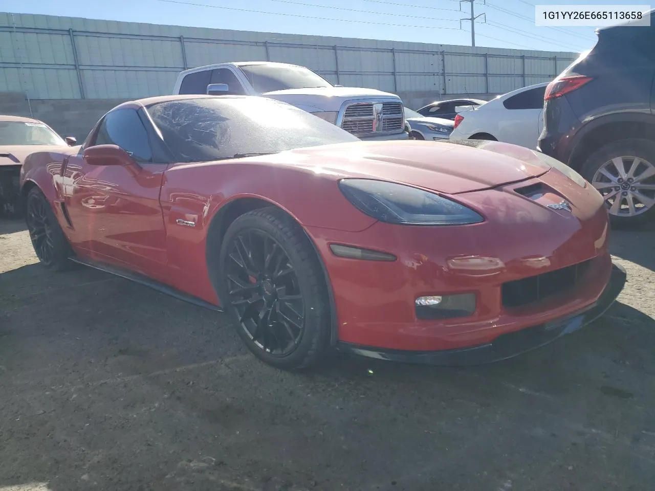 1G1YY26E665113658 2006 Chevrolet Corvette Z06