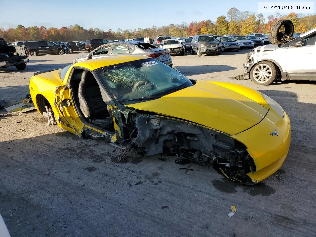 2006 Chevrolet Corvette VIN: 1G1YY26U465116355 Lot: 76894424