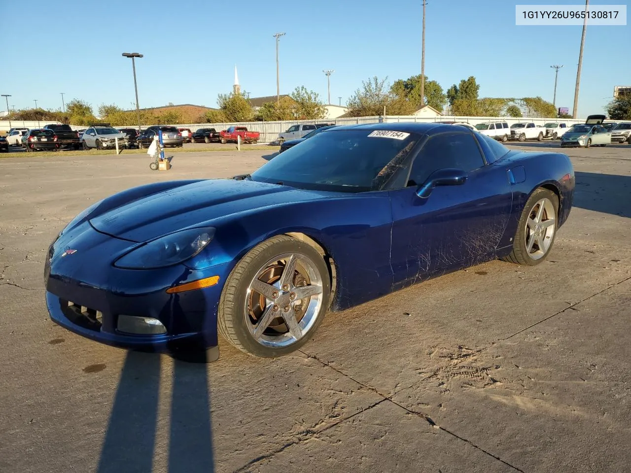 2006 Chevrolet Corvette VIN: 1G1YY26U965130817 Lot: 76907154