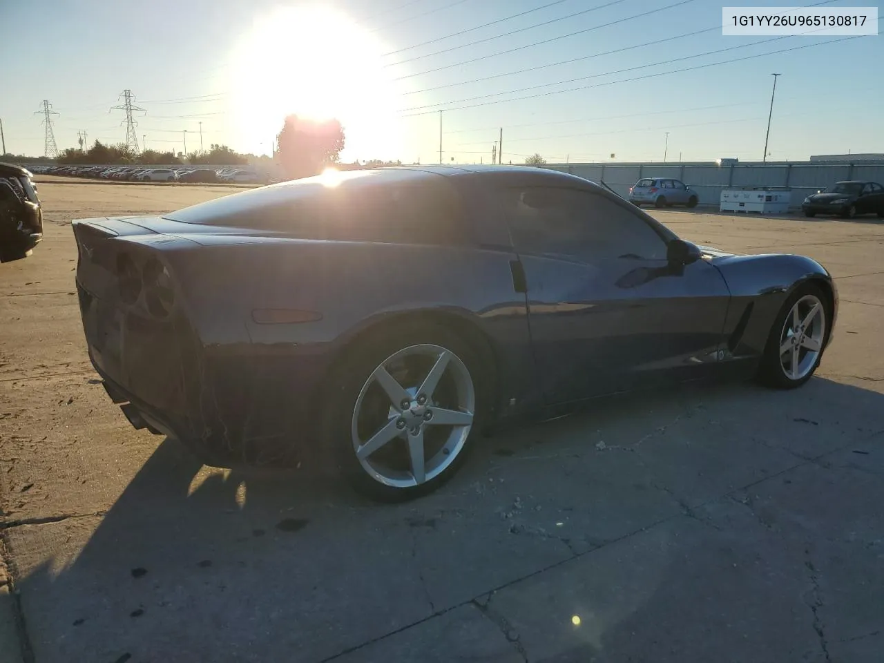 2006 Chevrolet Corvette VIN: 1G1YY26U965130817 Lot: 76907154