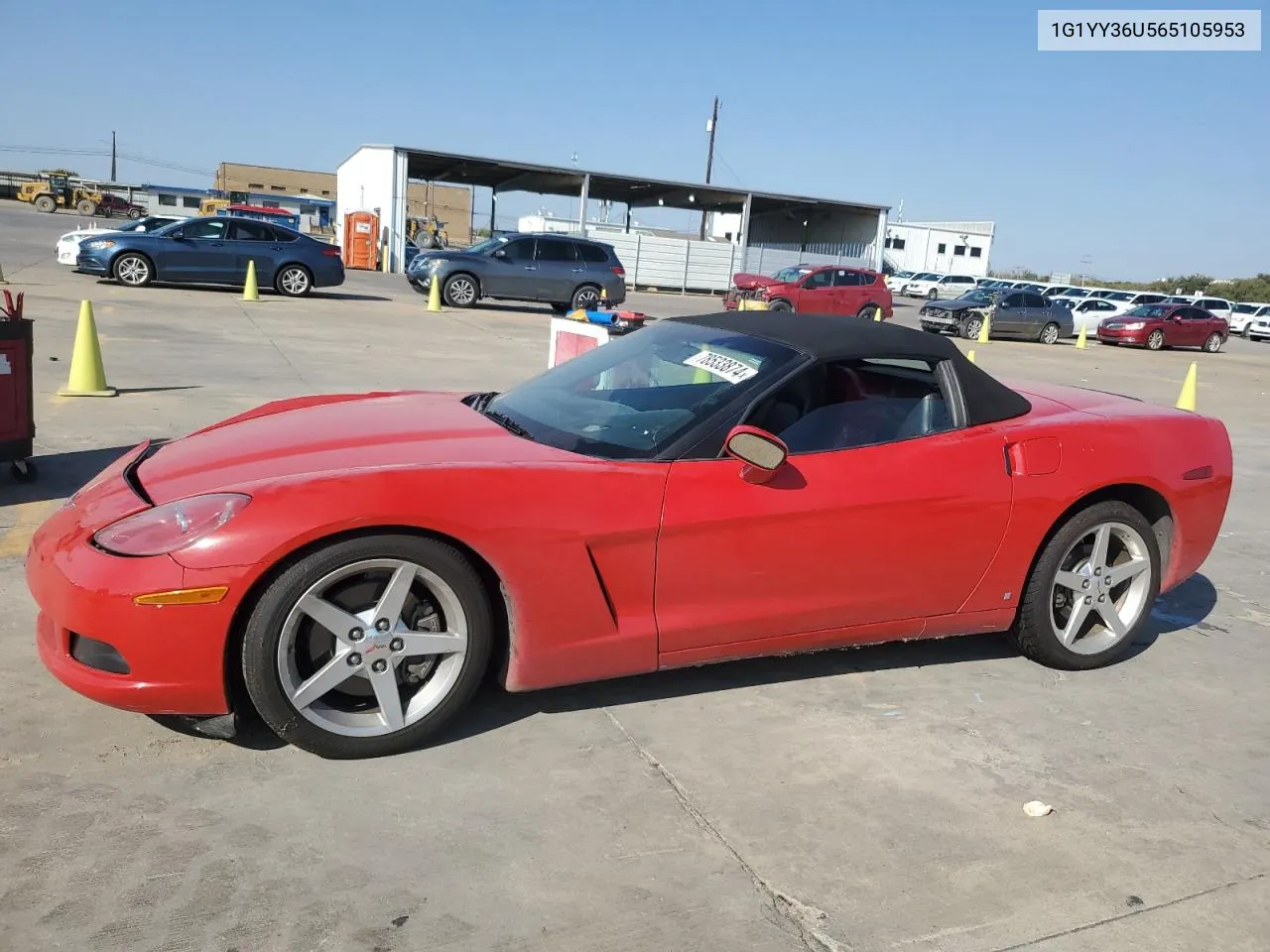 2006 Chevrolet Corvette VIN: 1G1YY36U565105953 Lot: 78533874