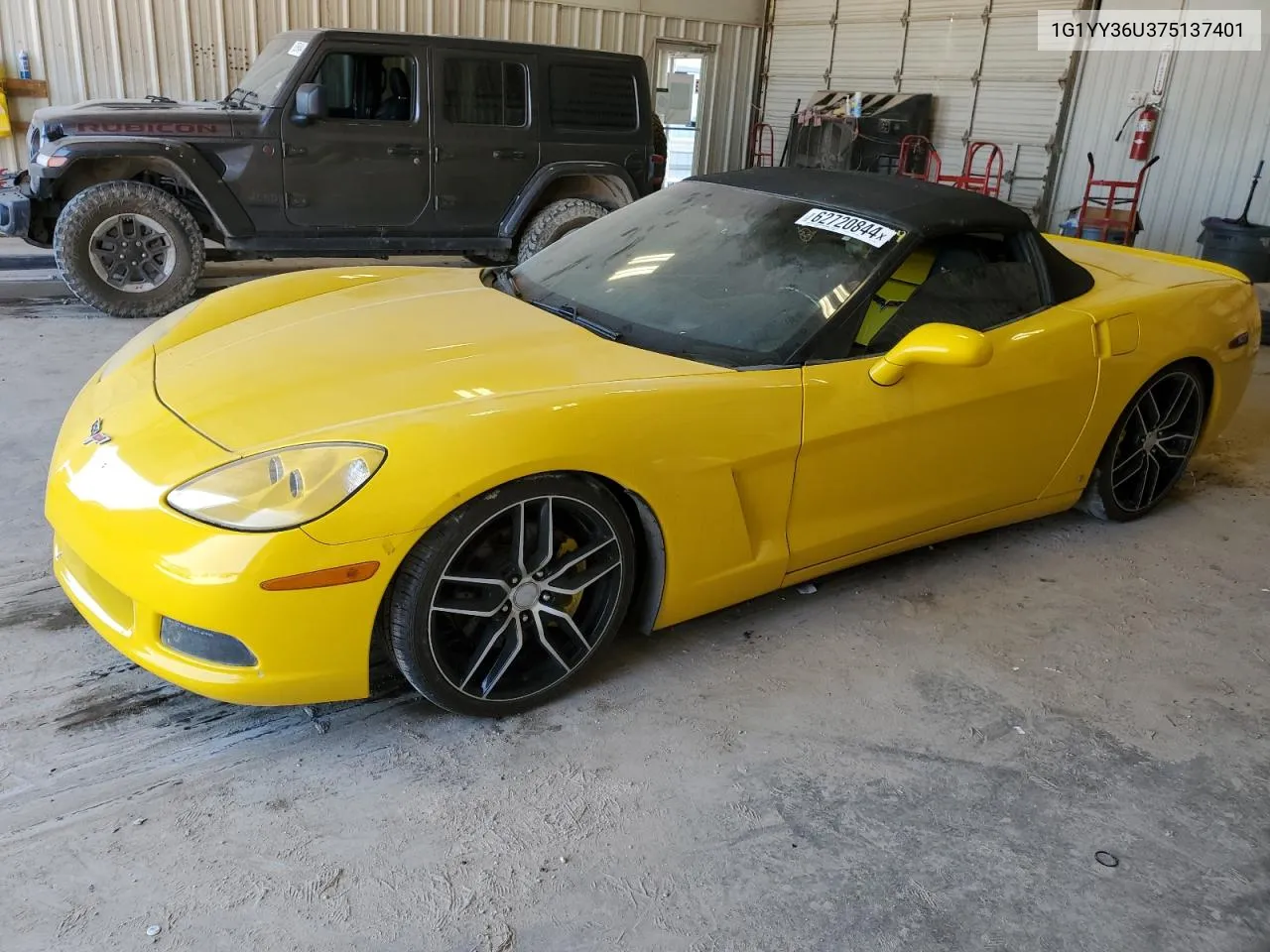 2007 Chevrolet Corvette VIN: 1G1YY36U375137401 Lot: 62720844