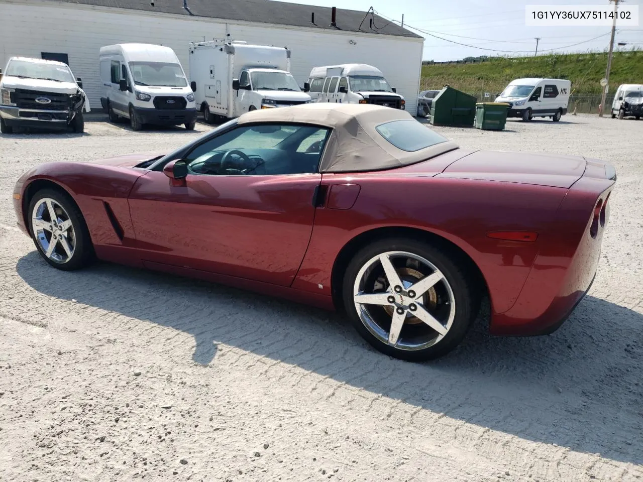 2007 Chevrolet Corvette VIN: 1G1YY36UX75114102 Lot: 71220414