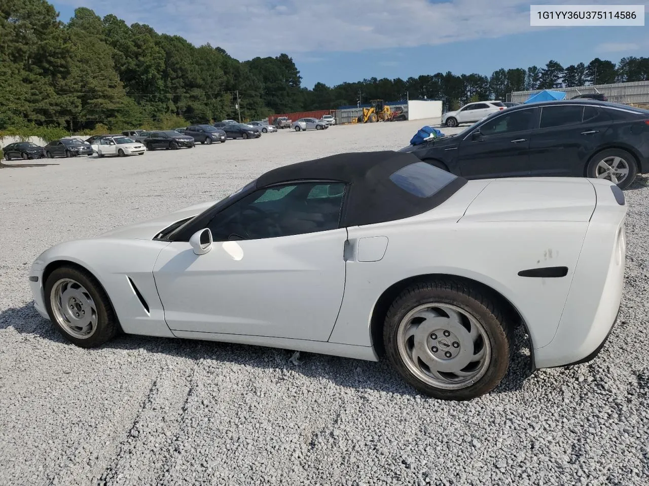 2007 Chevrolet Corvette VIN: 1G1YY36U375114586 Lot: 72721504