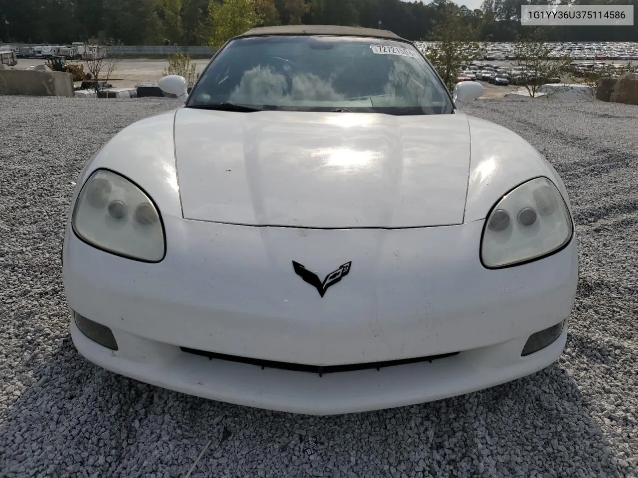 2007 Chevrolet Corvette VIN: 1G1YY36U375114586 Lot: 72721504