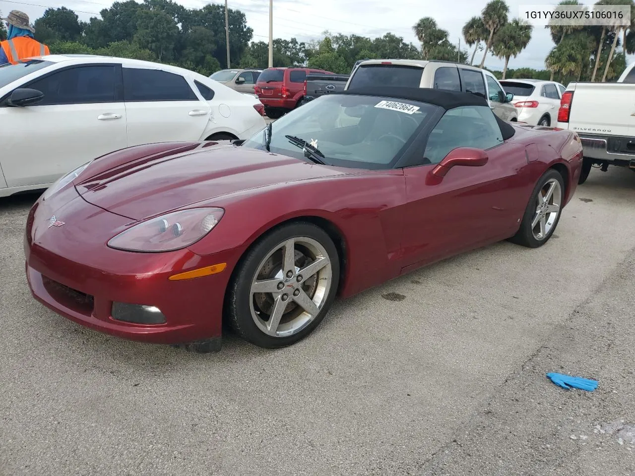 2007 Chevrolet Corvette VIN: 1G1YY36UX75106016 Lot: 74062864