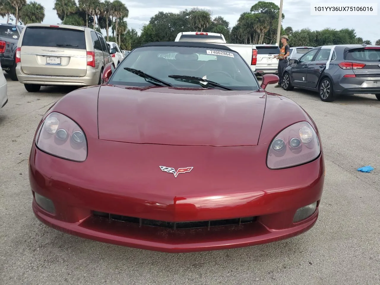 2007 Chevrolet Corvette VIN: 1G1YY36UX75106016 Lot: 74062864