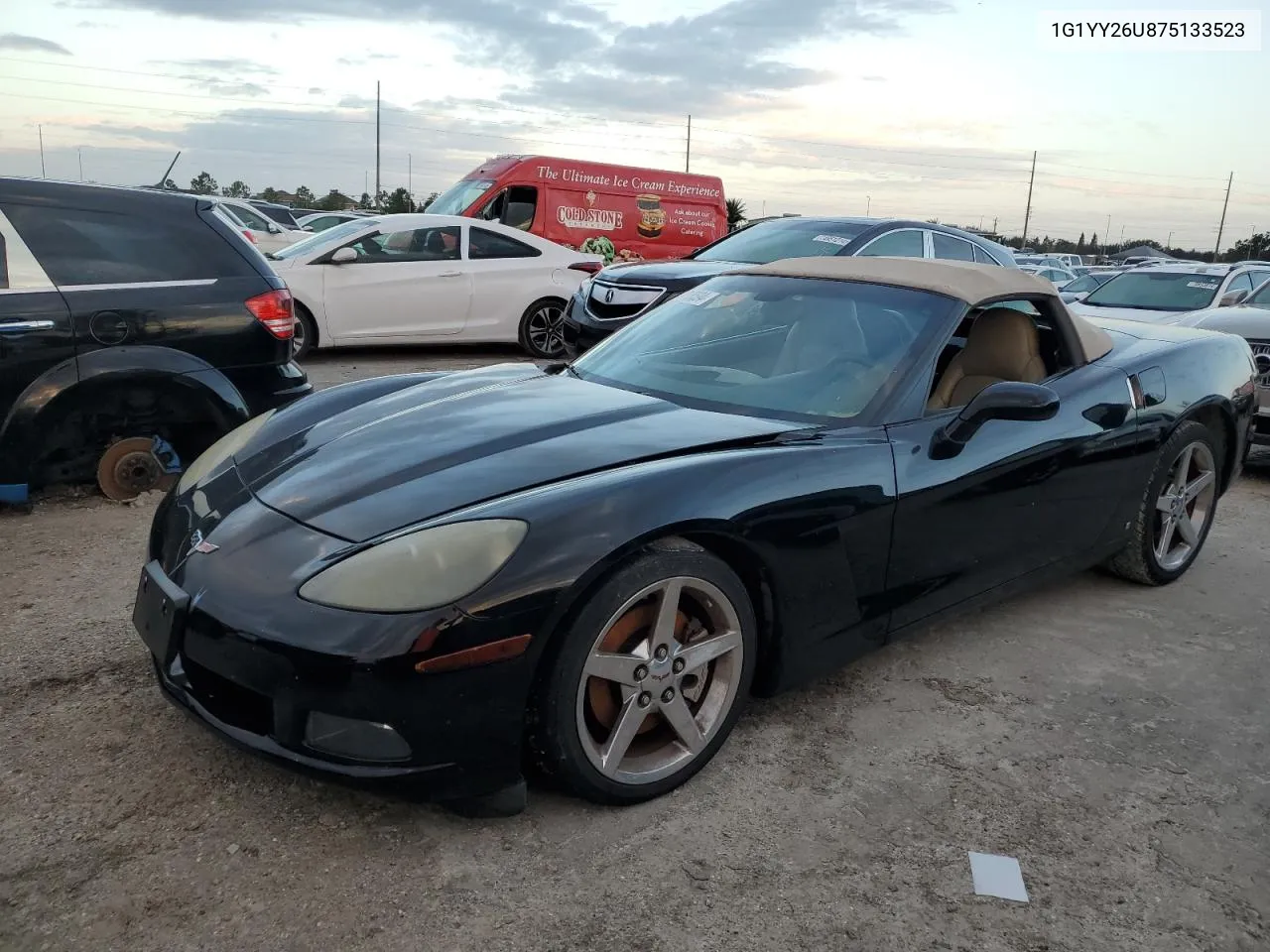 2007 Chevrolet Corvette VIN: 1G1YY26U875133523 Lot: 74768594