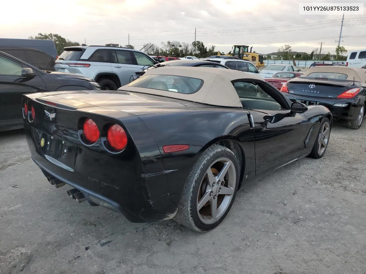 2007 Chevrolet Corvette VIN: 1G1YY26U875133523 Lot: 74768594