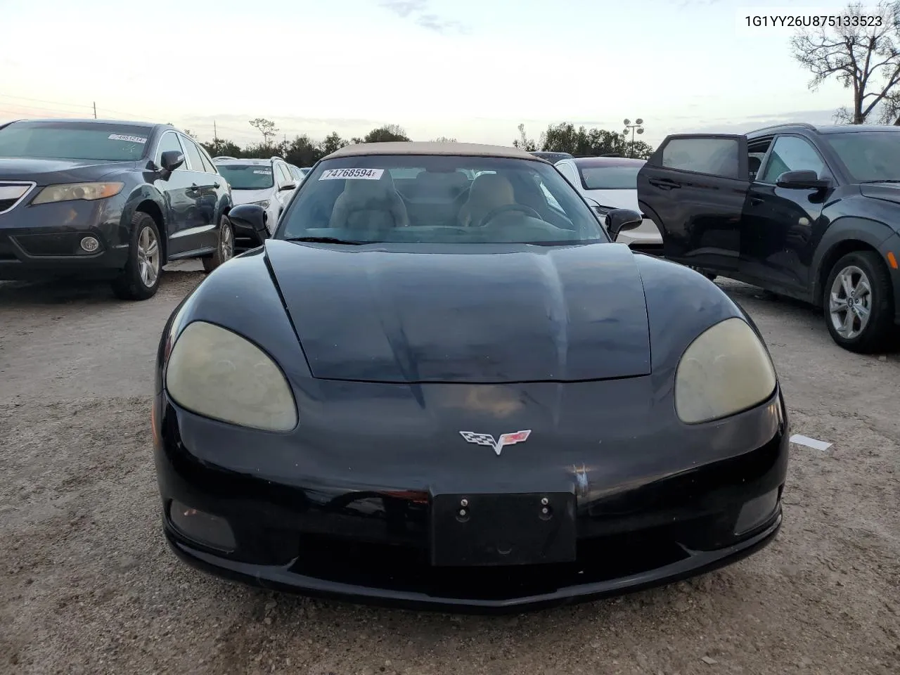 2007 Chevrolet Corvette VIN: 1G1YY26U875133523 Lot: 74768594