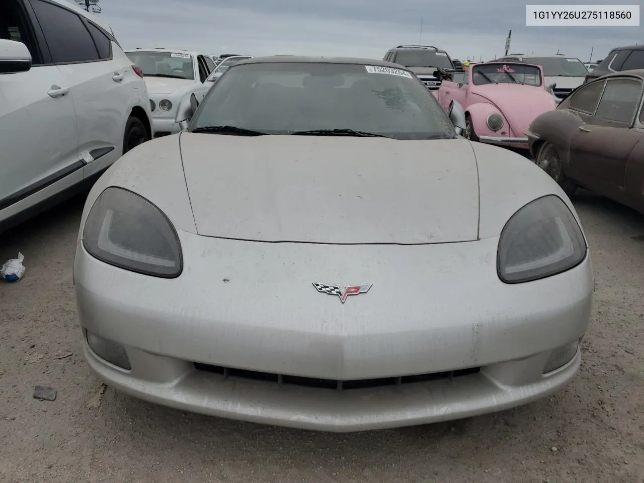 2007 Chevrolet Corvette VIN: 1G1YY26U275118560 Lot: 75203264