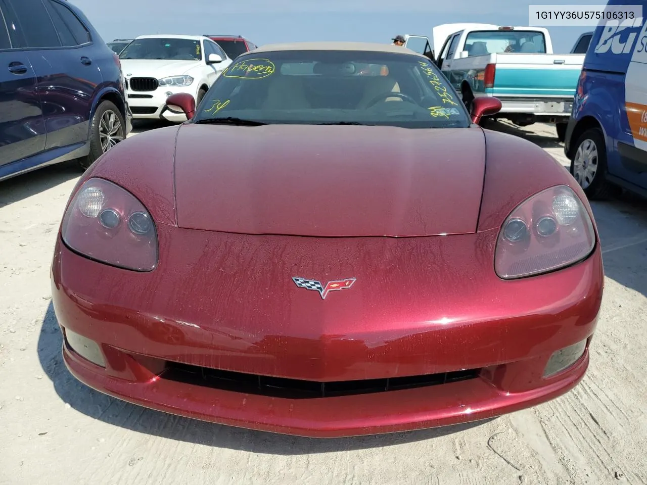 2007 Chevrolet Corvette VIN: 1G1YY36U575106313 Lot: 75276564