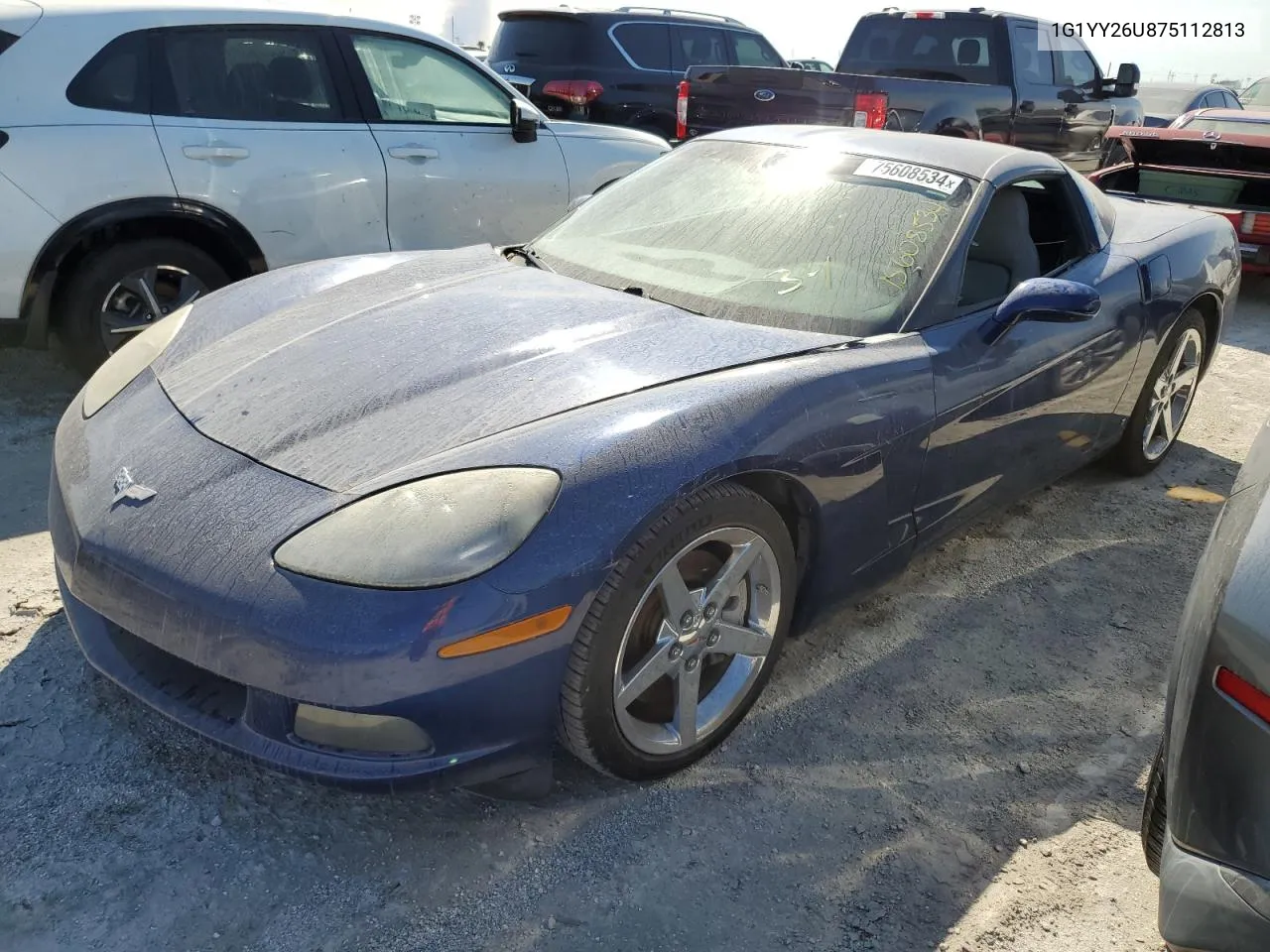 2007 Chevrolet Corvette VIN: 1G1YY26U875112813 Lot: 75608534