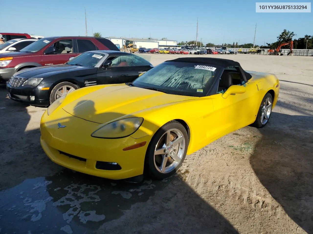 2007 Chevrolet Corvette VIN: 1G1YY36U875133294 Lot: 75942724