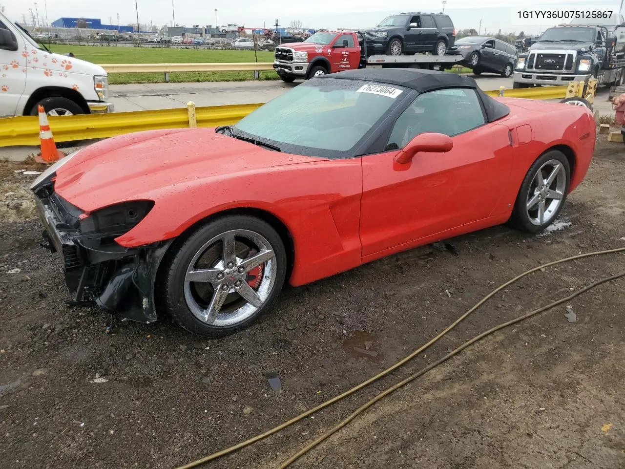 2007 Chevrolet Corvette VIN: 1G1YY36U075125867 Lot: 76273064