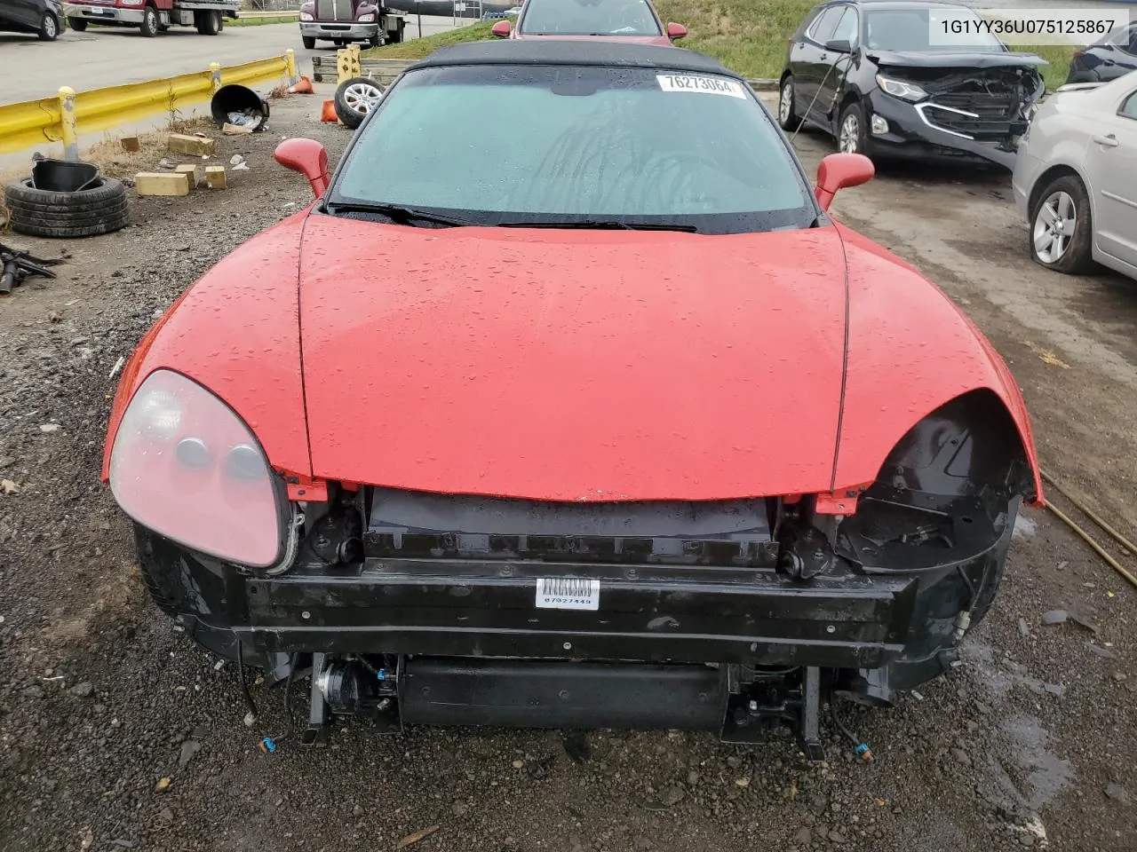 2007 Chevrolet Corvette VIN: 1G1YY36U075125867 Lot: 76273064