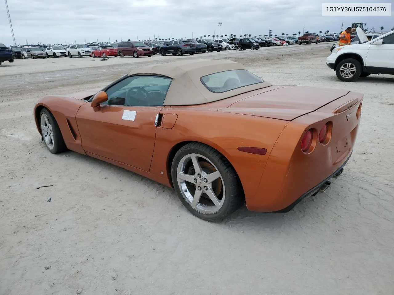 2007 Chevrolet Corvette VIN: 1G1YY36U575104576 Lot: 76487134