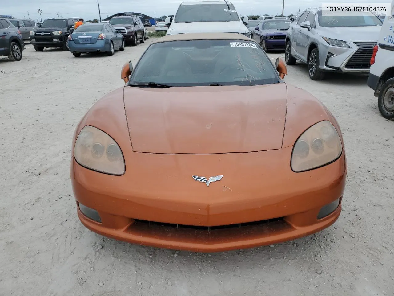 2007 Chevrolet Corvette VIN: 1G1YY36U575104576 Lot: 76487134