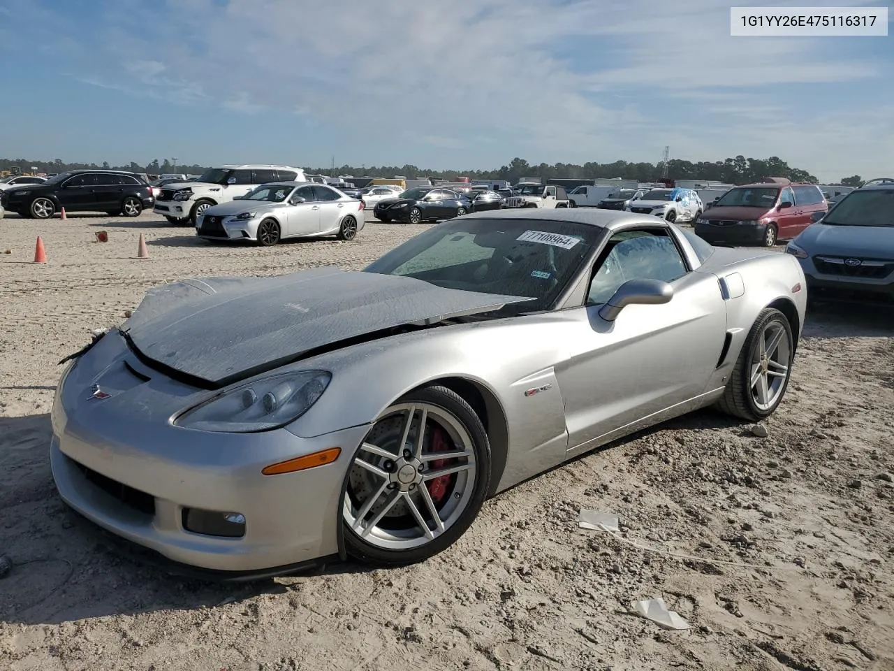 2007 Chevrolet Corvette Z06 VIN: 1G1YY26E475116317 Lot: 77108964