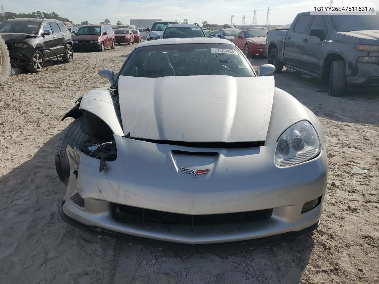 2007 Chevrolet Corvette Z06 VIN: 1G1YY26E475116317 Lot: 77108964