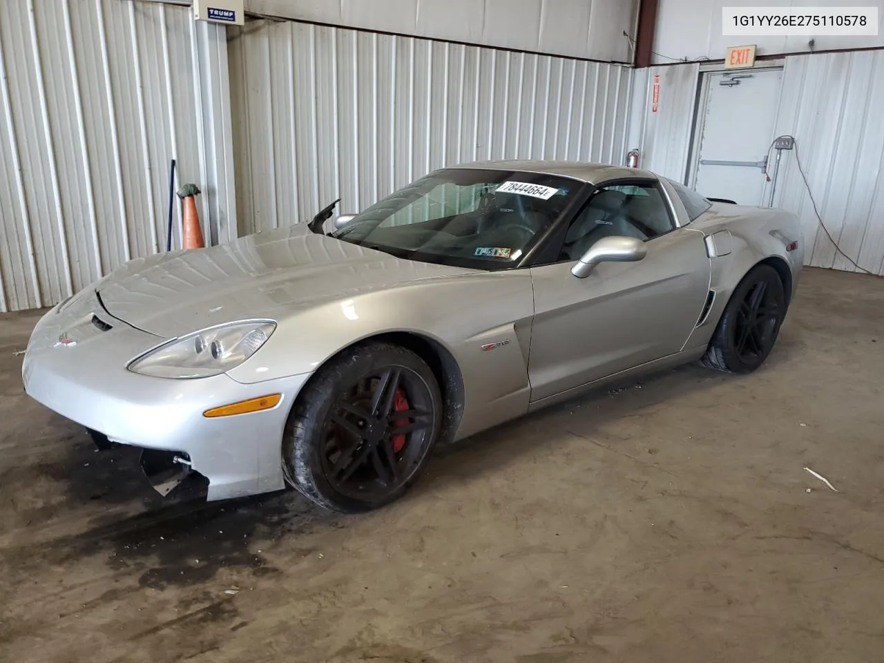 2007 Chevrolet Corvette Z06 VIN: 1G1YY26E275110578 Lot: 78444664