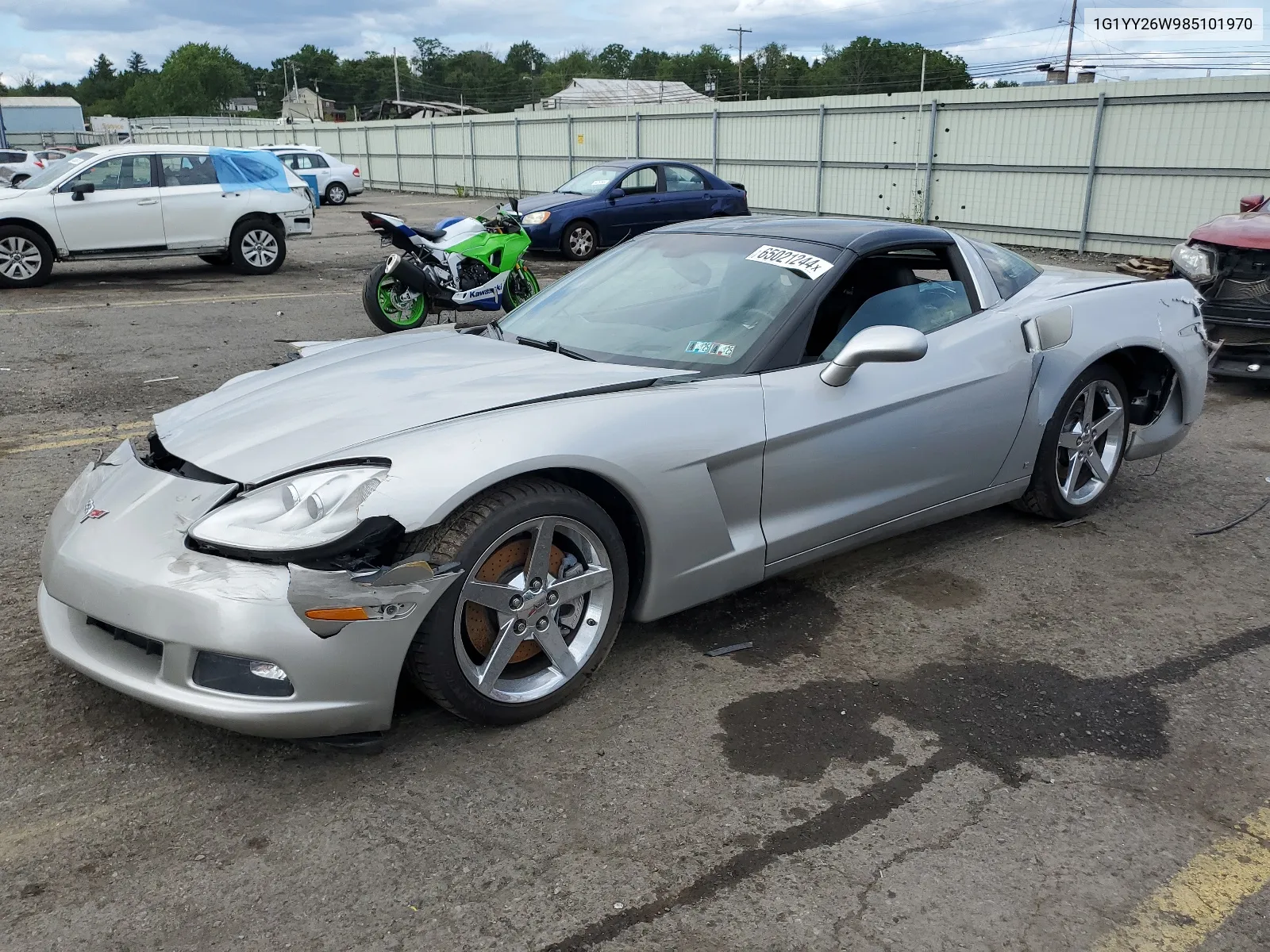 2008 Chevrolet Corvette VIN: 1G1YY26W985101970 Lot: 65021244