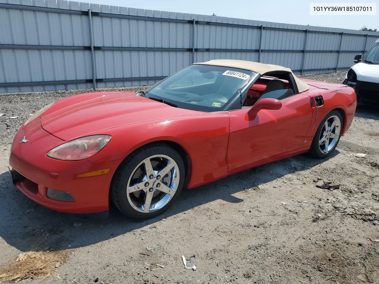 2008 Chevrolet Corvette VIN: 1G1YY36W185107011 Lot: 68841124