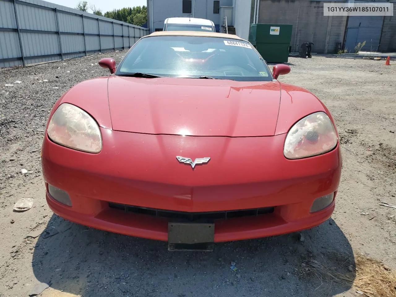 2008 Chevrolet Corvette VIN: 1G1YY36W185107011 Lot: 68841124