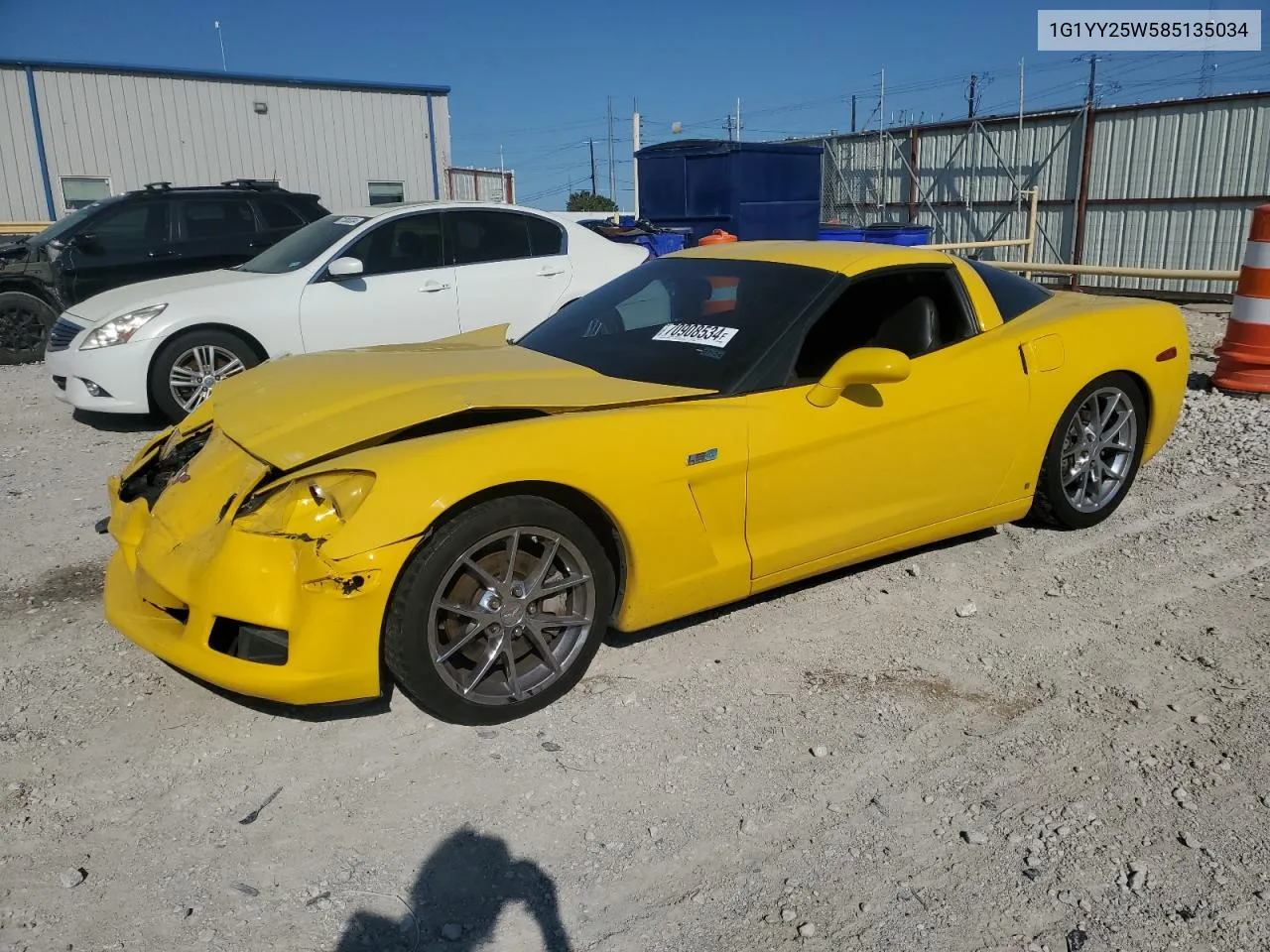 2008 Chevrolet Corvette VIN: 1G1YY25W585135034 Lot: 70908534