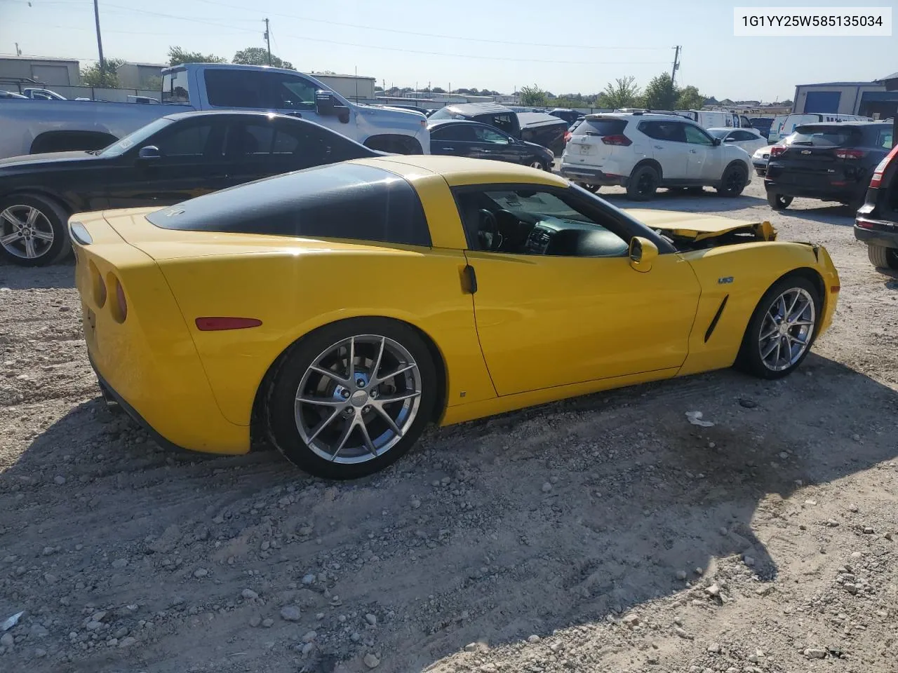 2008 Chevrolet Corvette VIN: 1G1YY25W585135034 Lot: 70908534