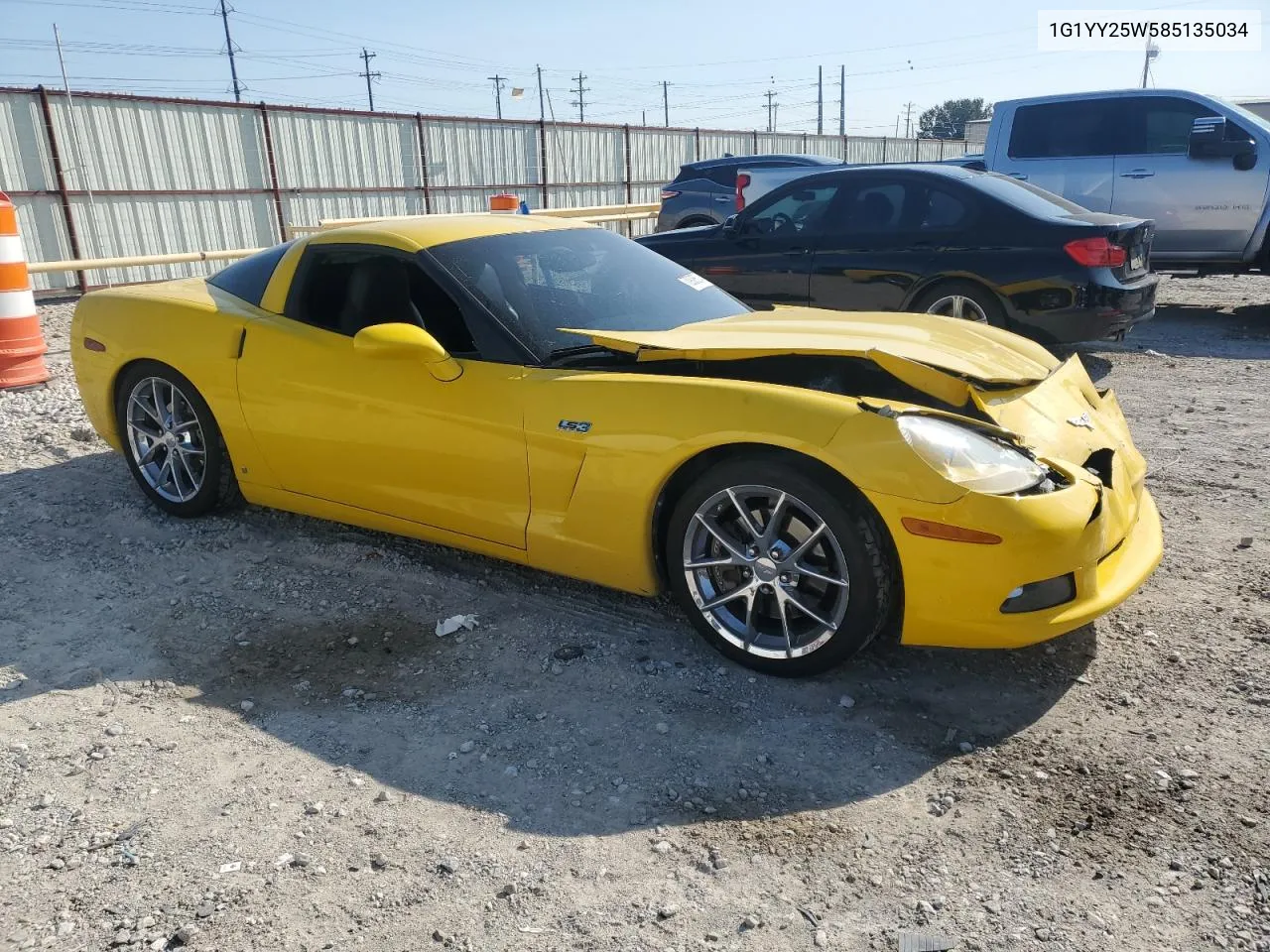 2008 Chevrolet Corvette VIN: 1G1YY25W585135034 Lot: 70908534